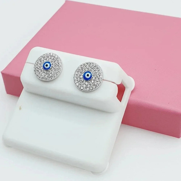 "925 Sterling Silver Cubic Zirconia Earrings, U19254552 - Picture 5 of 9